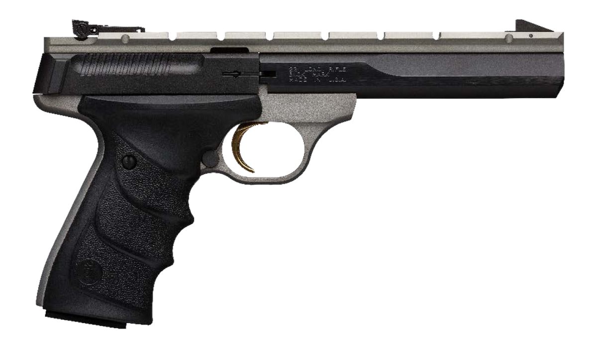 Browning 051564490 Buck Mark Contour 22 LR 10+1 5.50in Barrel, Matte Black