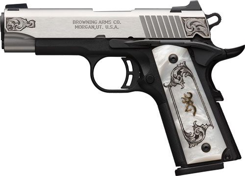 Browning 051966492 1911 Black Label Medallion Full Size 380 ACP 8+1 4.25in view 2
