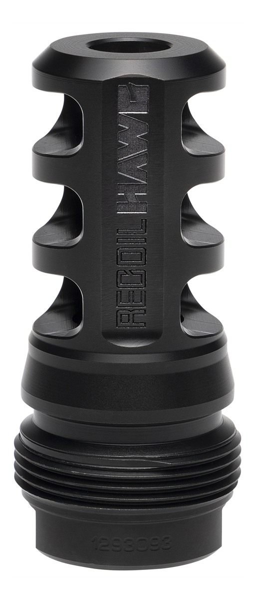 Browning 001293093 Xeno Recoil Hawg Black Matte Stainless Steel M13x0.75 Th view 2