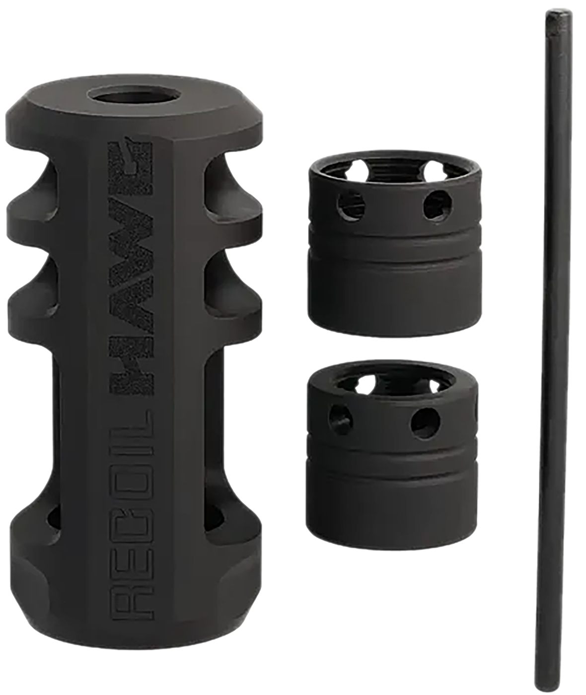 Browning 001293099 Xeno Recoil Hawg Black Matte Stainless Steel 1/2inx28 Th