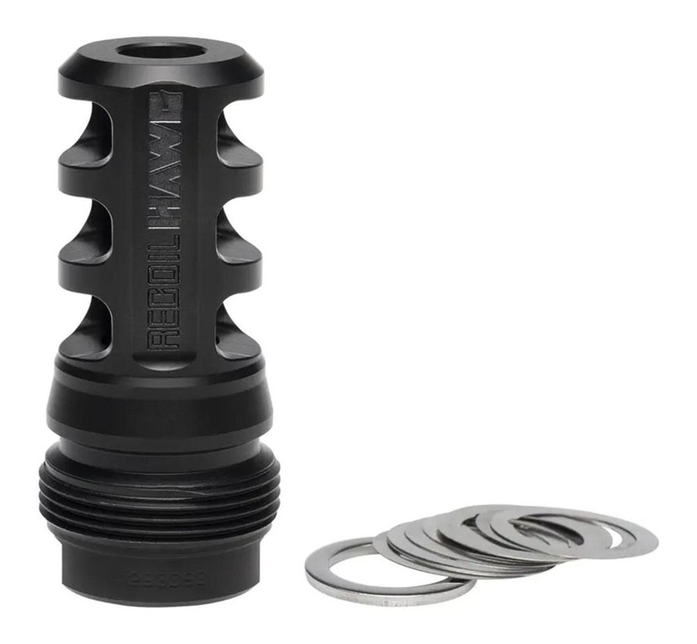 Browning 001293099 Xeno Recoil Hawg Black Matte Stainless Steel 1/2inx28 Th view 3