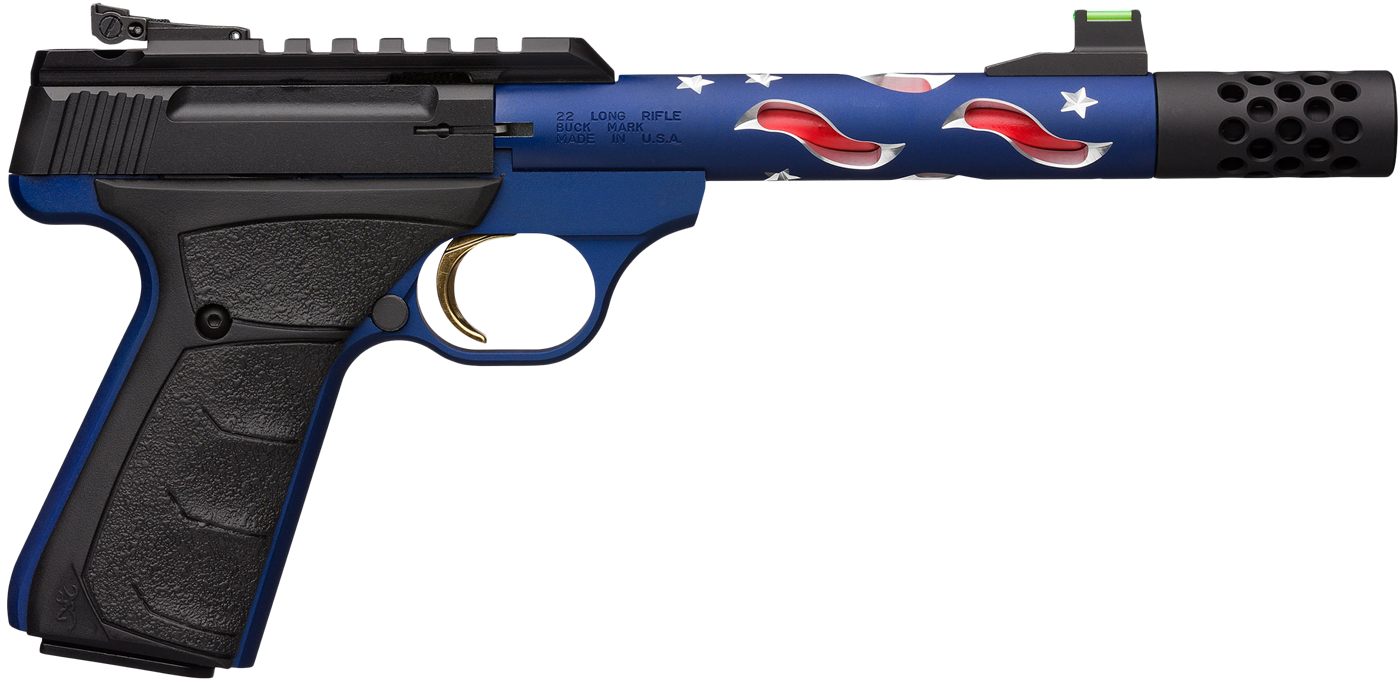 Browning 051572490 Buck Mark Plus SR 22 LR 5.87in Vision MB 10+1 Blue Anodi