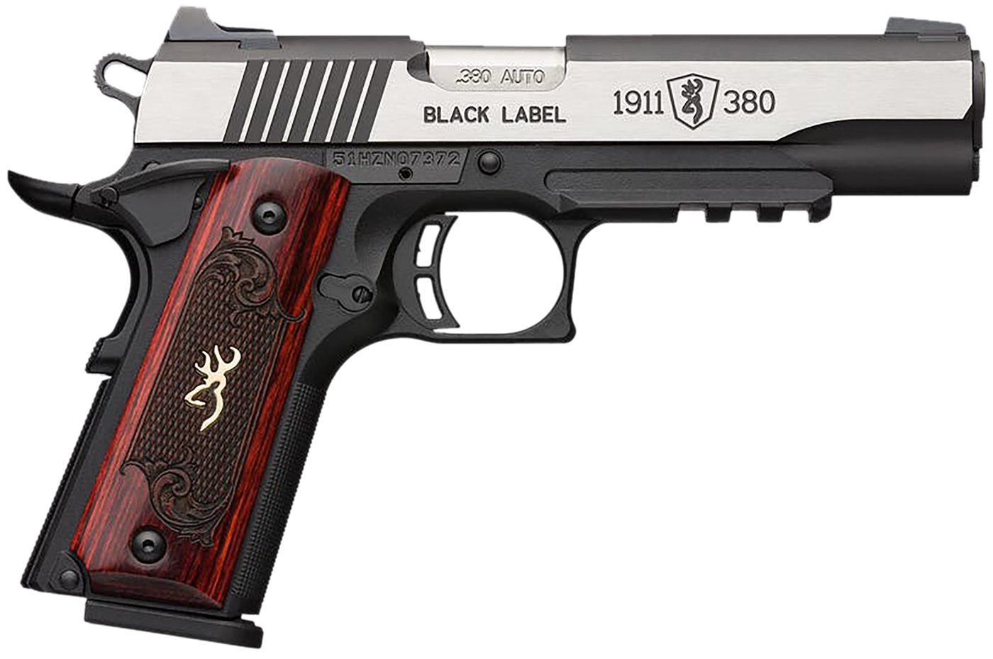 Browning 1911 380 Black Label Medallion Pro Handgun ACP 8rd Magazine 3.625i