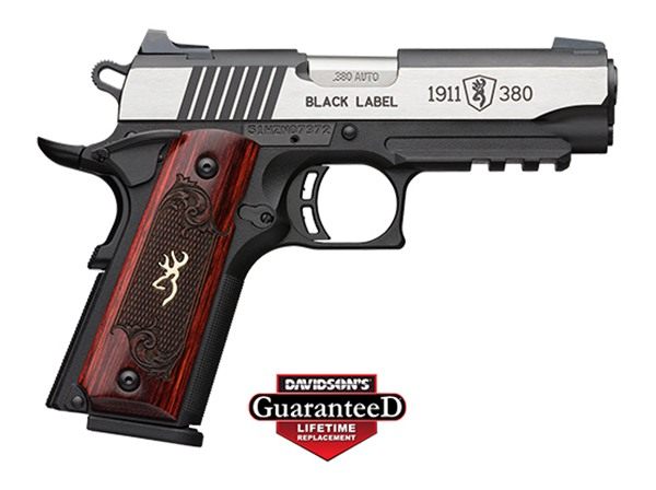 Browning 1911 380 Black Label Medallion Pro Handgun ACP 8rd Magazine 3.625i view 3