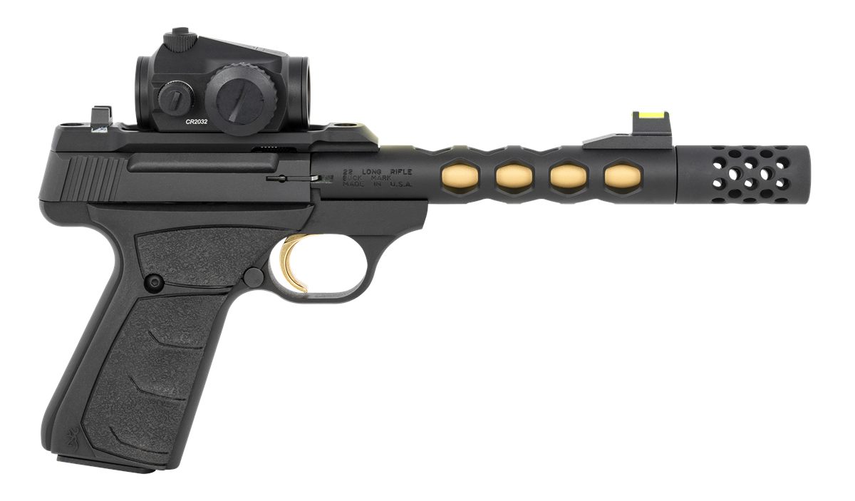 Browning Firearms 051582490 Buck Mark Vision SR 22 LR 10+1 5.90in Black Ano