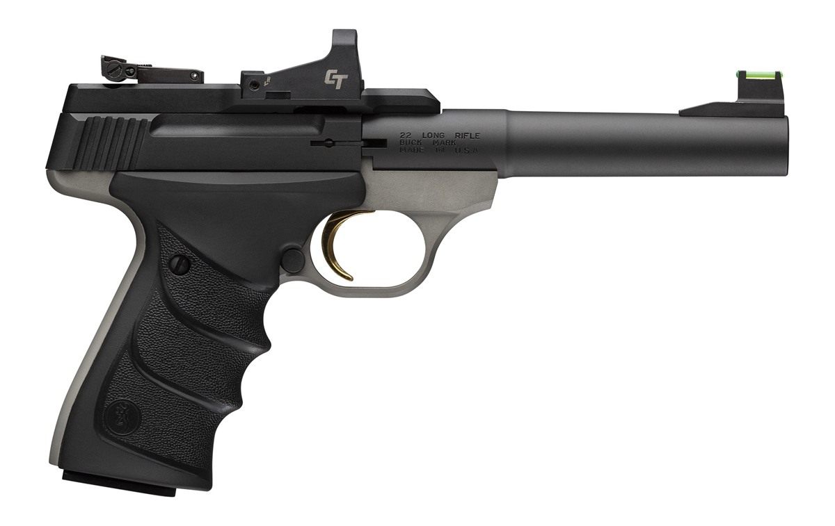 Browning Buck Mark Practical 22LR 5.5in BLK/Gray W/RED DOT