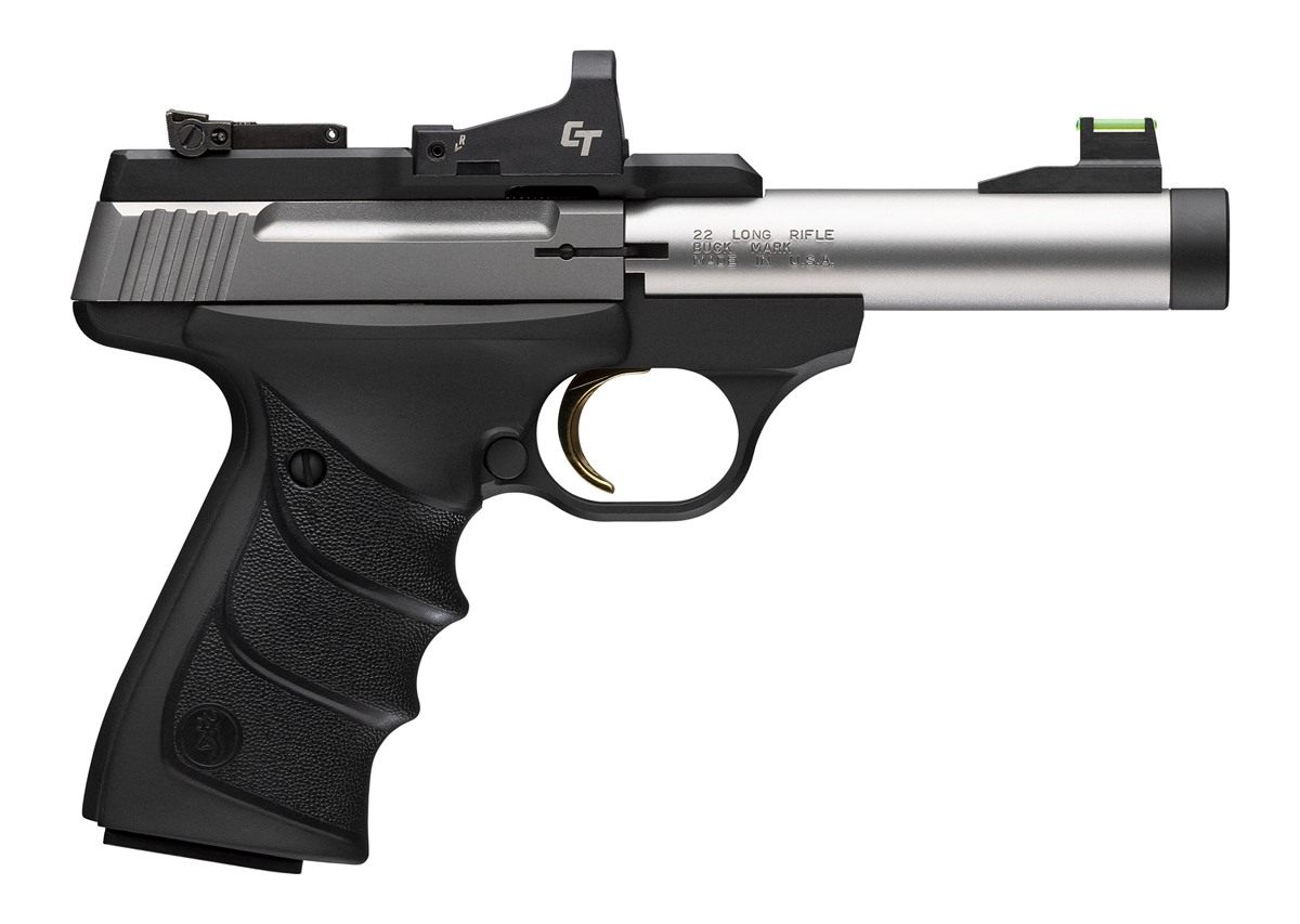 Browning Buck Mark Micro Bull SS SR 22LR 4.4in W/CT RED DOT