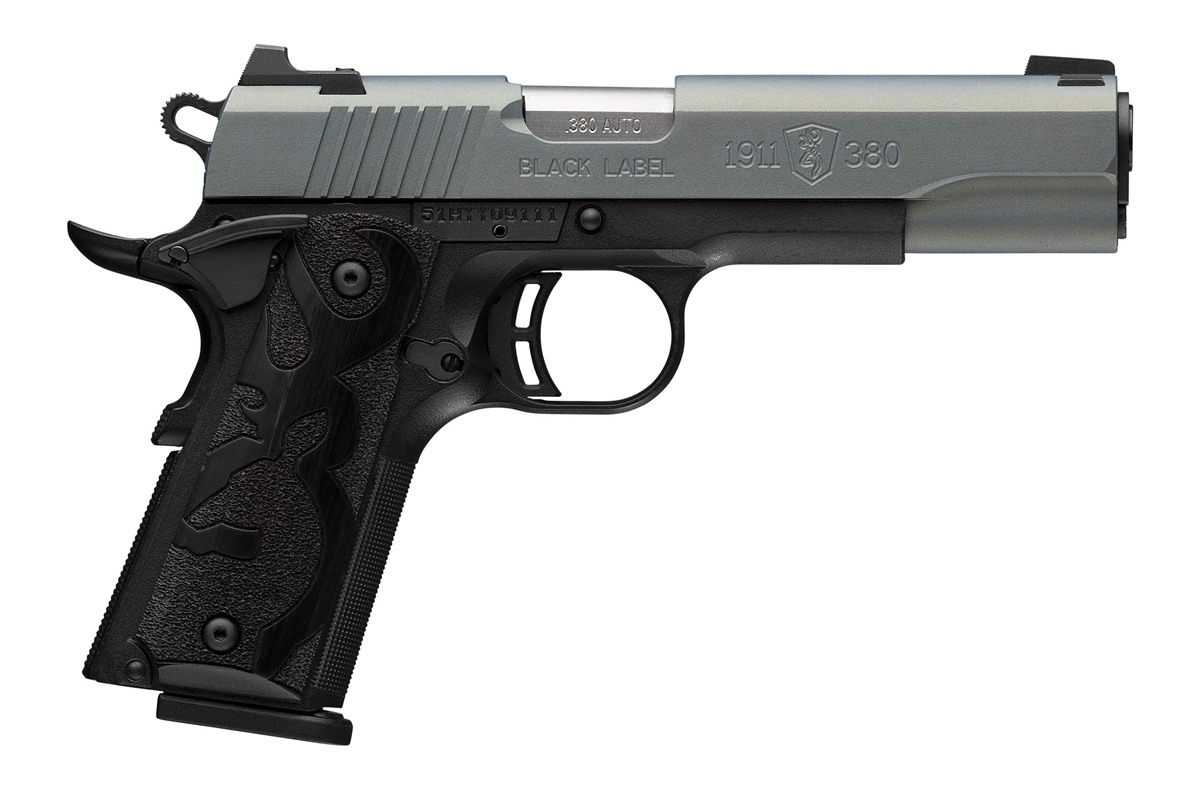Browning 051992492 1911 Black Label Full Size 380 ACP 8+1 4.25in Matte Stai
