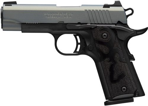 Browning 051993492 1911 Black Label Compact 380 ACP 8+1 3.63in Matte Stainl view 2