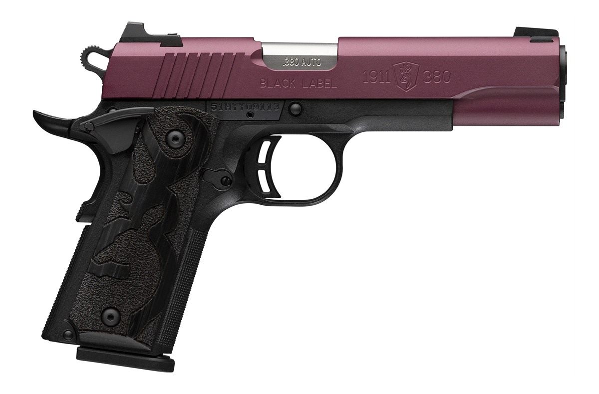 Browning 1911-380 Black Label 380ACP 4.25inFS 8RD BLK Chry