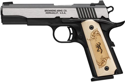 Browning 1911-380 Black Label 380ACP 4.25inFS 10RD Maple view 2