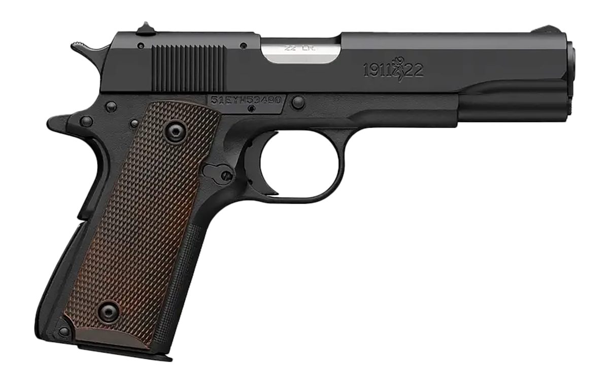 Browning 051063490 1911 A1 Full Size 22 LR 10+1 4.25in Stainless Steel Barr