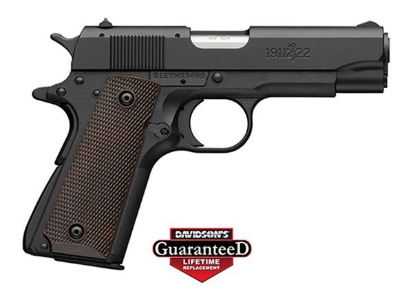 Browning 051064490 1911 A1 Compact 22 LR 10+1 3.63in Stainless Steel Barrel view 2