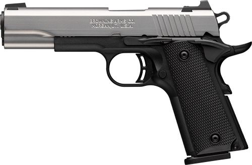 Browning 051118492 1911 Black Label Full Size 380 ACP 8+1 4.25in Stainless view 2