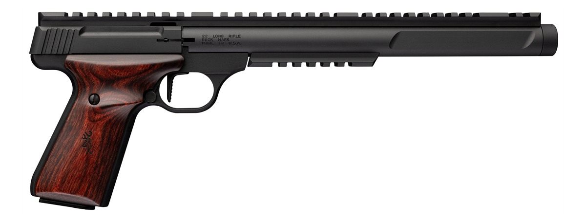 Browning 051613490 Buck Mark Hunter Varmint SR 22 LR 10+1 10.50in Matte Bla
