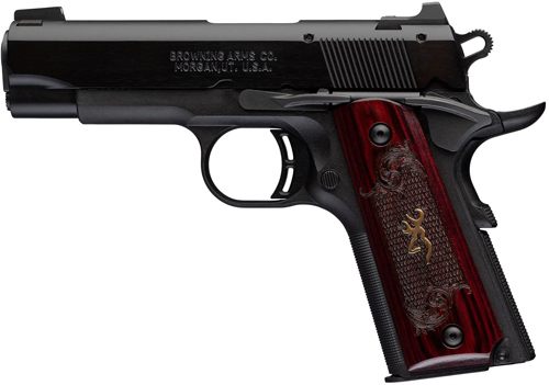 Browning 051070490 1911 Black Label Medallion Compact 22 LR 10+1 3.63in Mat view 2
