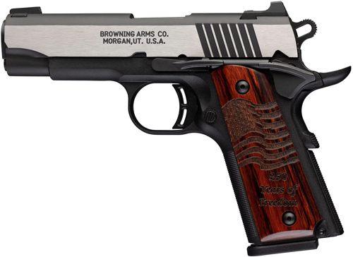 Browning 051123492 1911 Black Label Medallion Pro 250 Compact 380 ACP 8+1 3 view 2