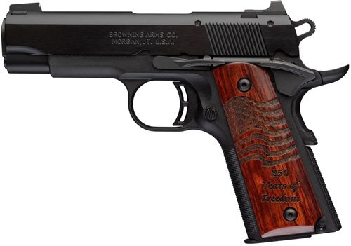 Browning 051072490 1911 Black Label Medallion 250 Compact 22 LR 10+1 3.63in view 2
