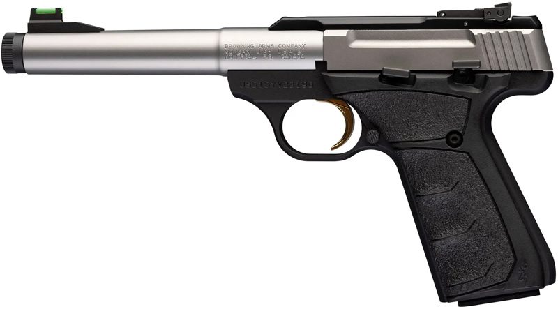 Browning 051616490 Buck Mark Camper SR 22 LR 10+1 5.90in Stainless Threaded view 2
