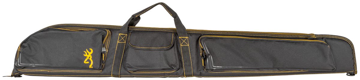 Browning 1419559902 Black Gold Shotgun Case w/Buck Mark Logo 600D Polyester