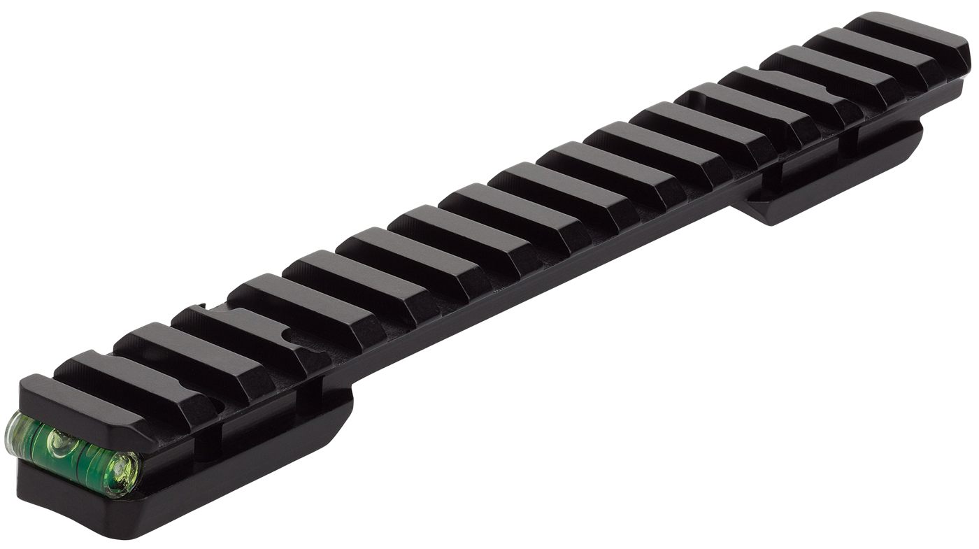 Browning 12524 Picatinny Rail w/Bubble Level Matte Black Aluminum Fits X-Bo