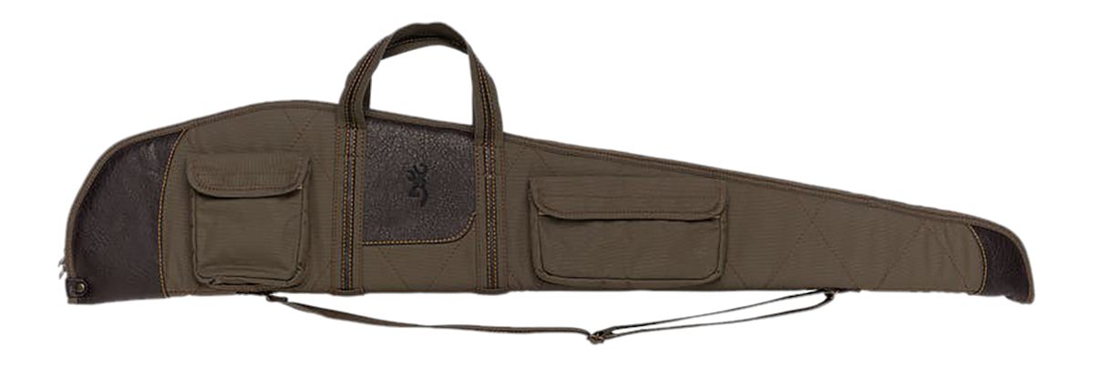 Browning 1415048448 Laredo 48in Olive/Brown Canvas/Leather Closed-Cell Foam