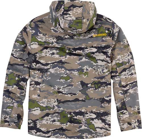 Browning BG Kanawha Rain Jacket Large Ovix W/Hood Waterproof