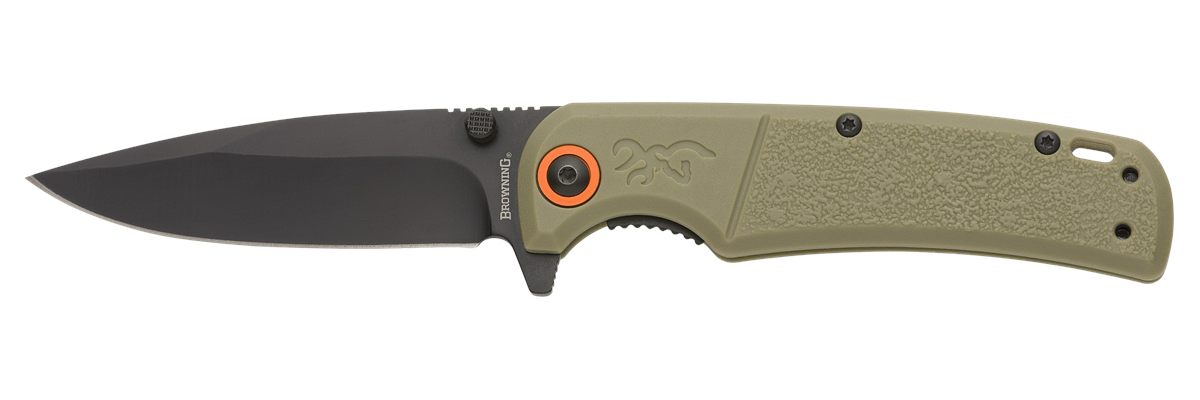 Browning 3220513: Knife, Buckmark Slim Sage