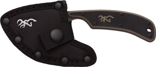 Browning 3220323 Cutoff 2.50in Fixed Skinner Plain Black Oxide Stonewashed view 2