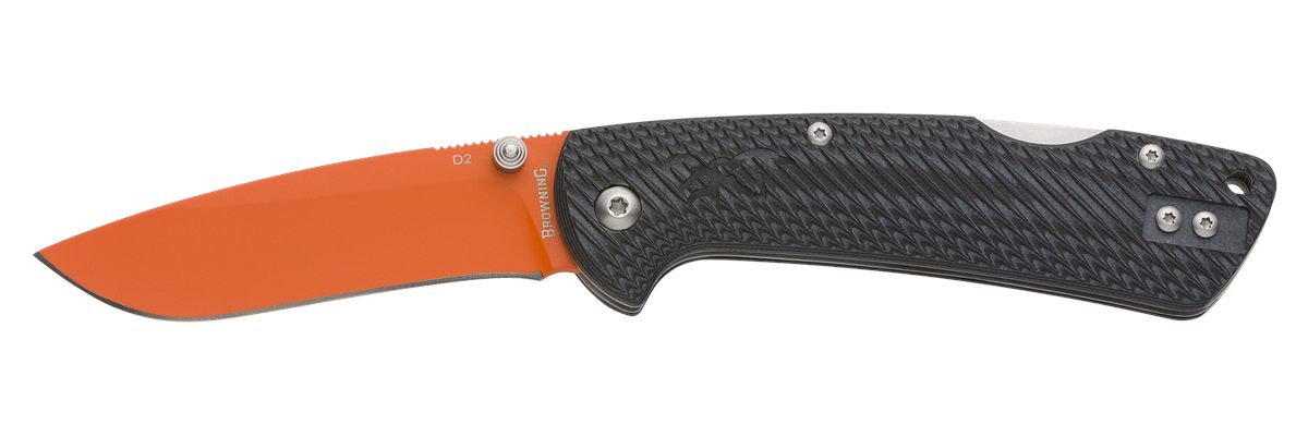 Browning 3220499 Back Country Small Fixed Deep Belly Skinner Plain D2 Steel