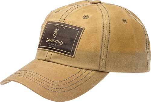 Browning CAP Antiquity WAX REC Patch TAN