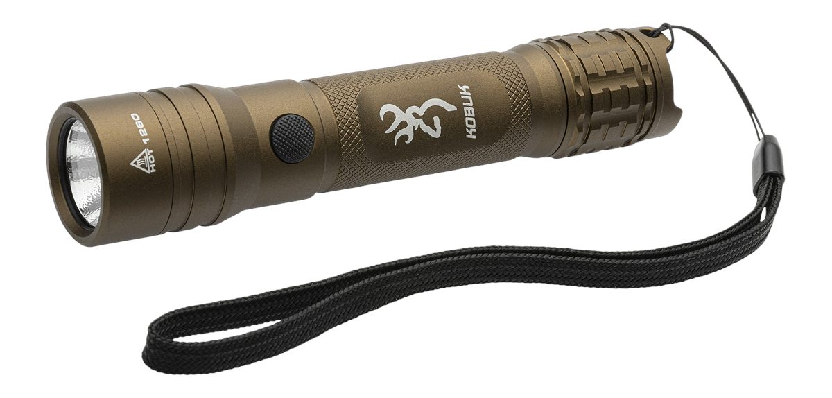 Browning 3711260 Kobuk Flashlight Burnt Bronze 15/2000 Lumens White Nichia