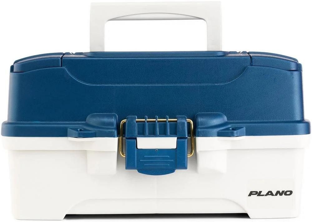 Plano Molding 6211 Dlx 1-tray Box Blue/white