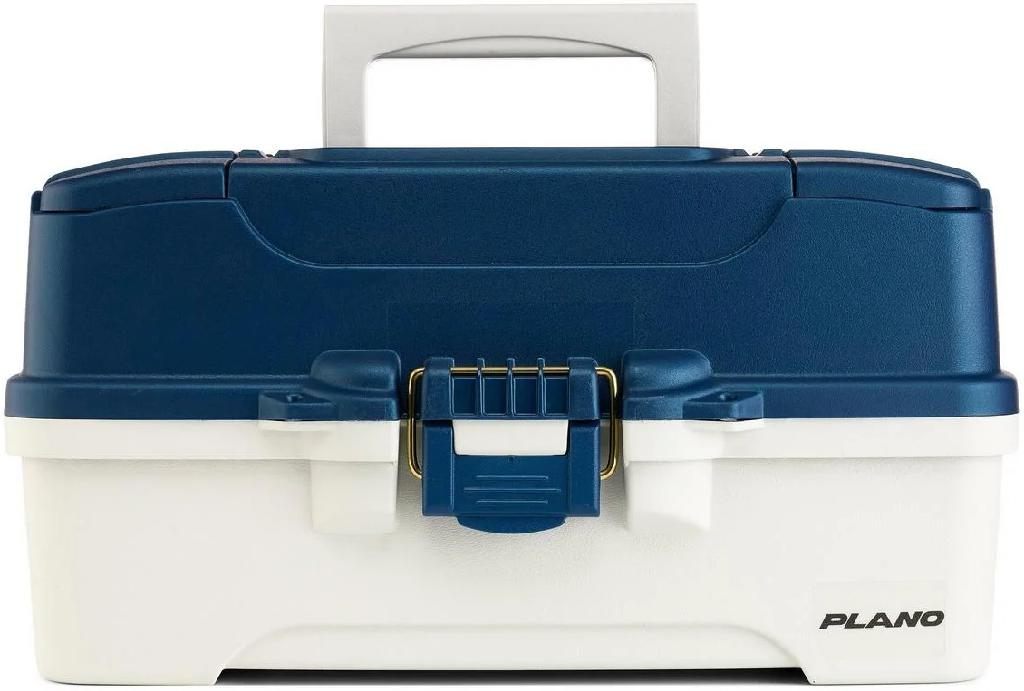 Plano Molding 6231 Dlx 3-tray Box Bright Blue