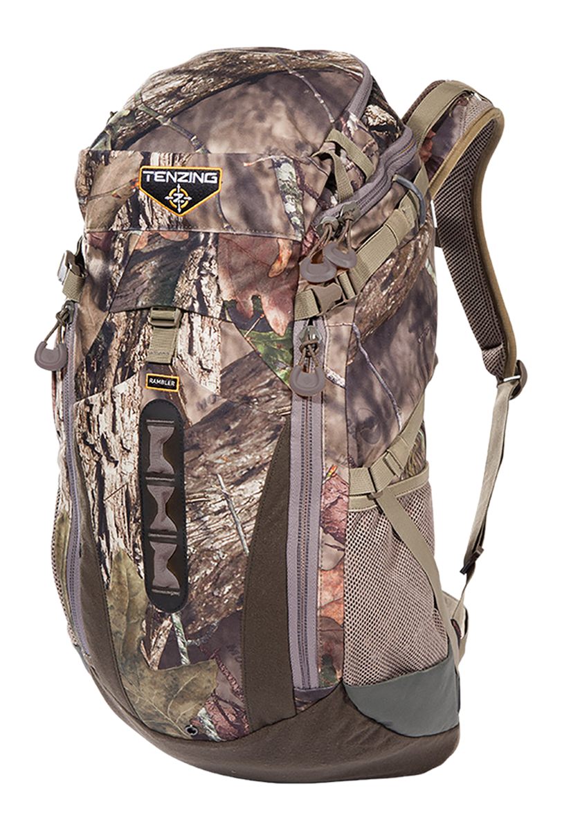 GSM Outdoors Tenzing TZGTNZBP3060 Rambler Day Pack Mossy Oak Break-Up Count