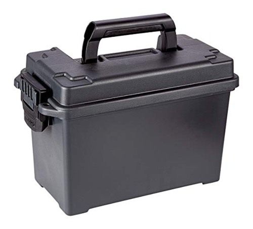 Plano Field Ammo Box .50 Caliber, Black, Lockable Ammunition Storage with H