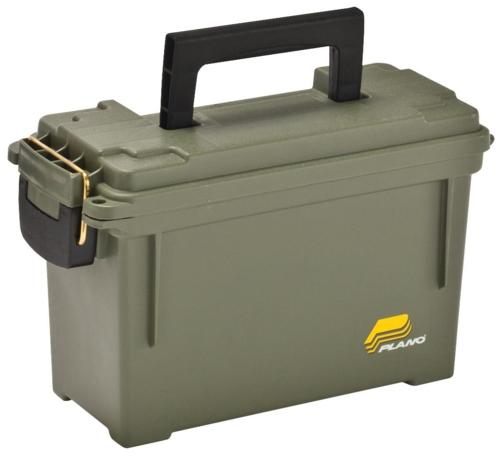 Plano Field Ammo Box, OD Green, Lockable Ammunition Storage with Heavy-Duty