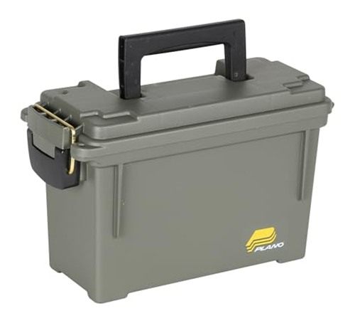 Plano Field Ammo Box, OD Green, Lockable Ammunition Storage with Heavy-Duty view 2