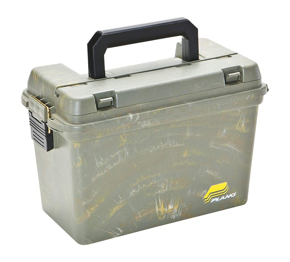 Plano Field Ammo Box, Camo, Lockable Ammunition Storage with Heavy-Duty Car