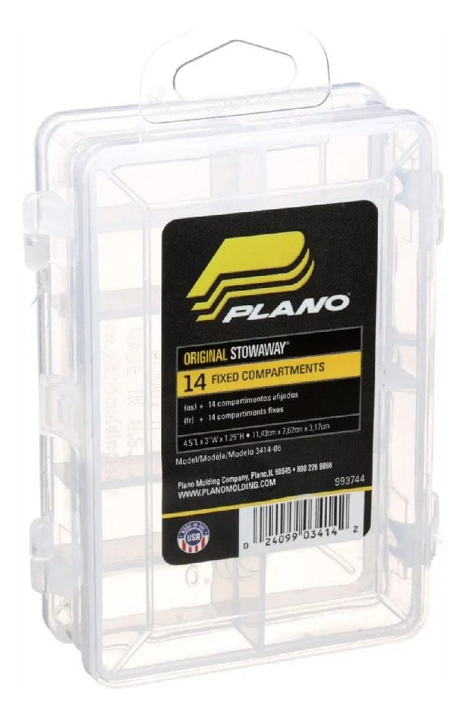 Plano 3414 Stowaway Micro Organizer Box, Clear