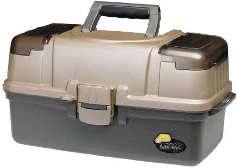 Plano Large 3-Tray with Top Access Tackle Box, Gray, Pack of 1 view 2