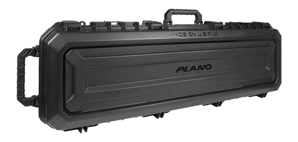 Plano PLA118521 All Weather Double Gun Case Black Polymer Foam Padding
