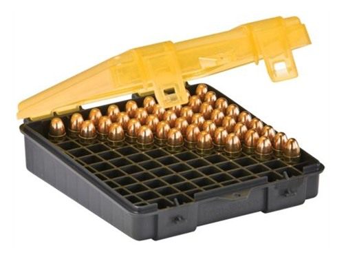 Plano 100-Count Handgun Ammo Box, Dark Gray, Lockable Ammunition Storage, S view 2