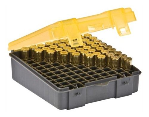Plano 100-Count Handgun Ammo Box, Dark Gray, Lockable Ammunition Storage, S view 2