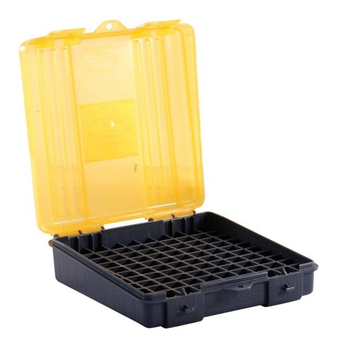 Plano 100-Count Handgun Ammo Box, Dark Gray, Lockable Ammunition Storage, S