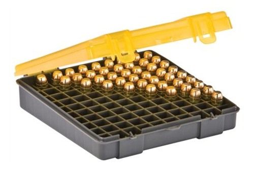 Plano 100-Count Handgun Ammo Box, Dark Gray, Lockable Ammunition Storage, S view 2
