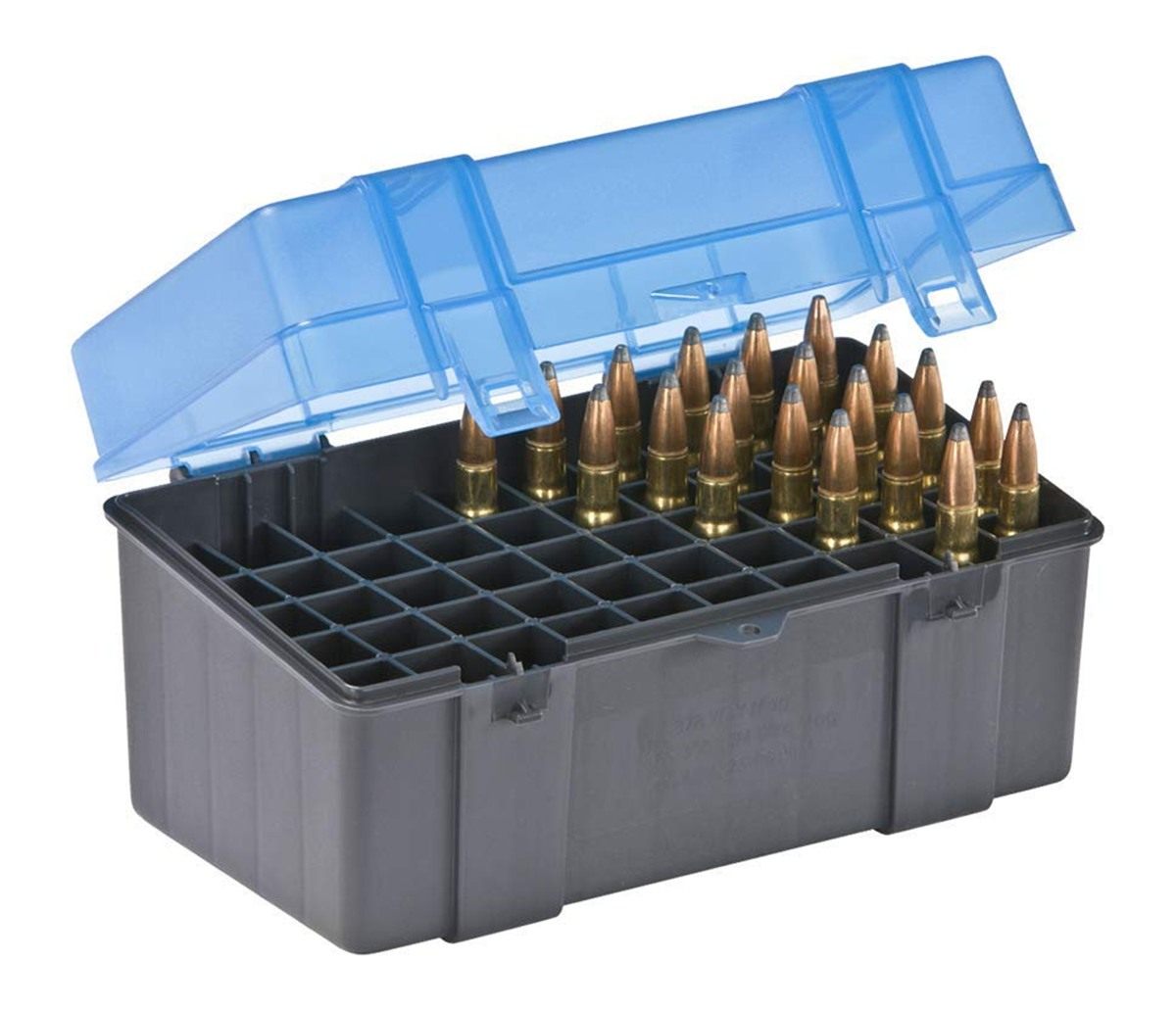 Plano 50 Round Rifle Ammo Case with Slip Cover, Medium