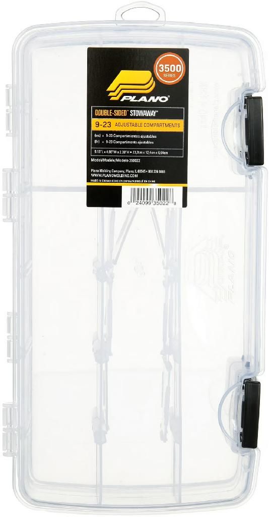 Plano Adjustable Double-Sided StowAway Tackle Box Premium Storage, Plastic view 2