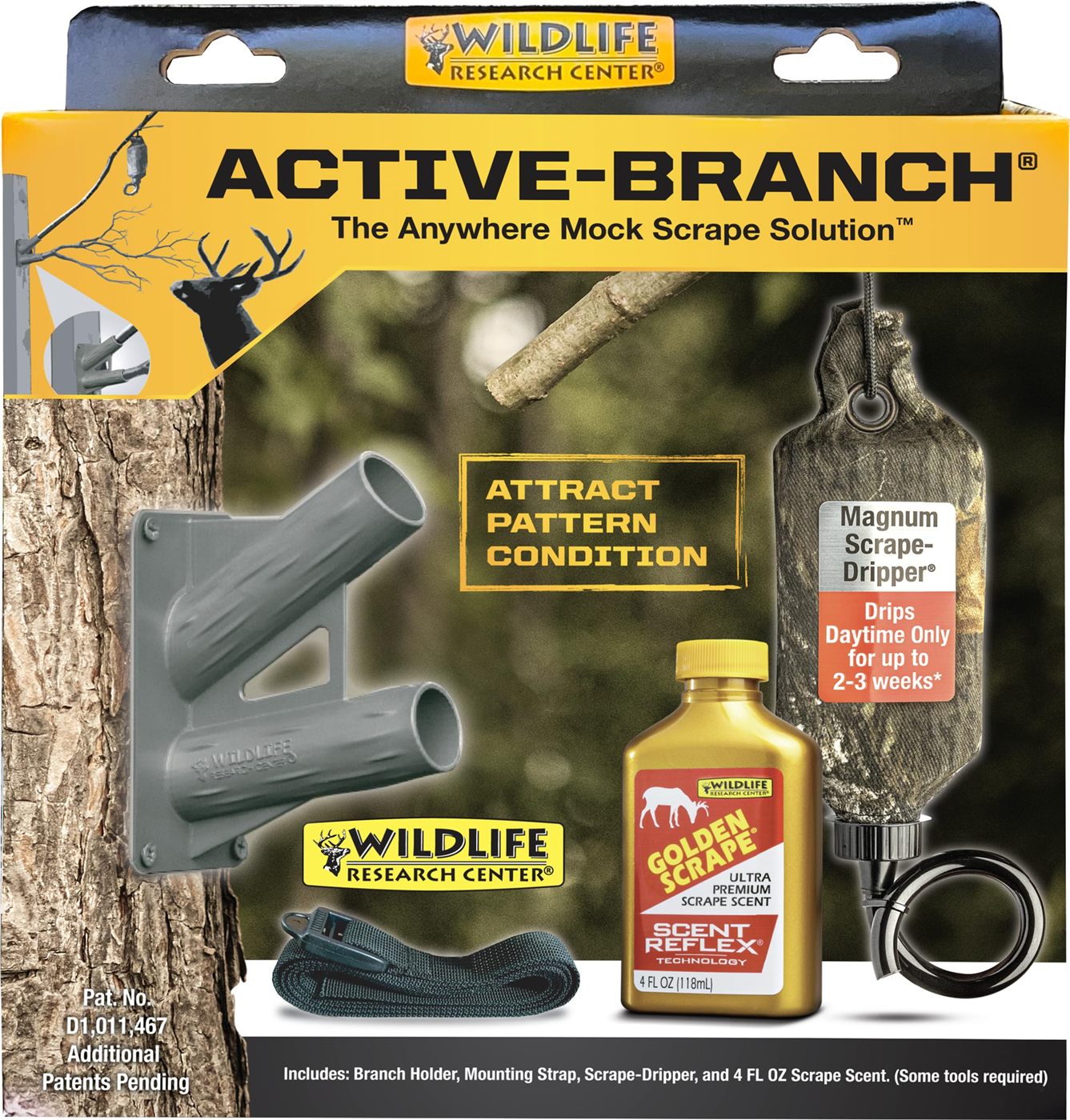 Wildlife Research Center Active-Branch Mock Scrape Kit for Whitetail Deer H