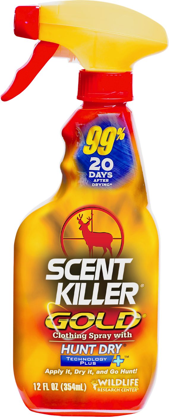 Wildlife Research Scent Killer Gold Clothing and Boot Spray, (12-Ounce)